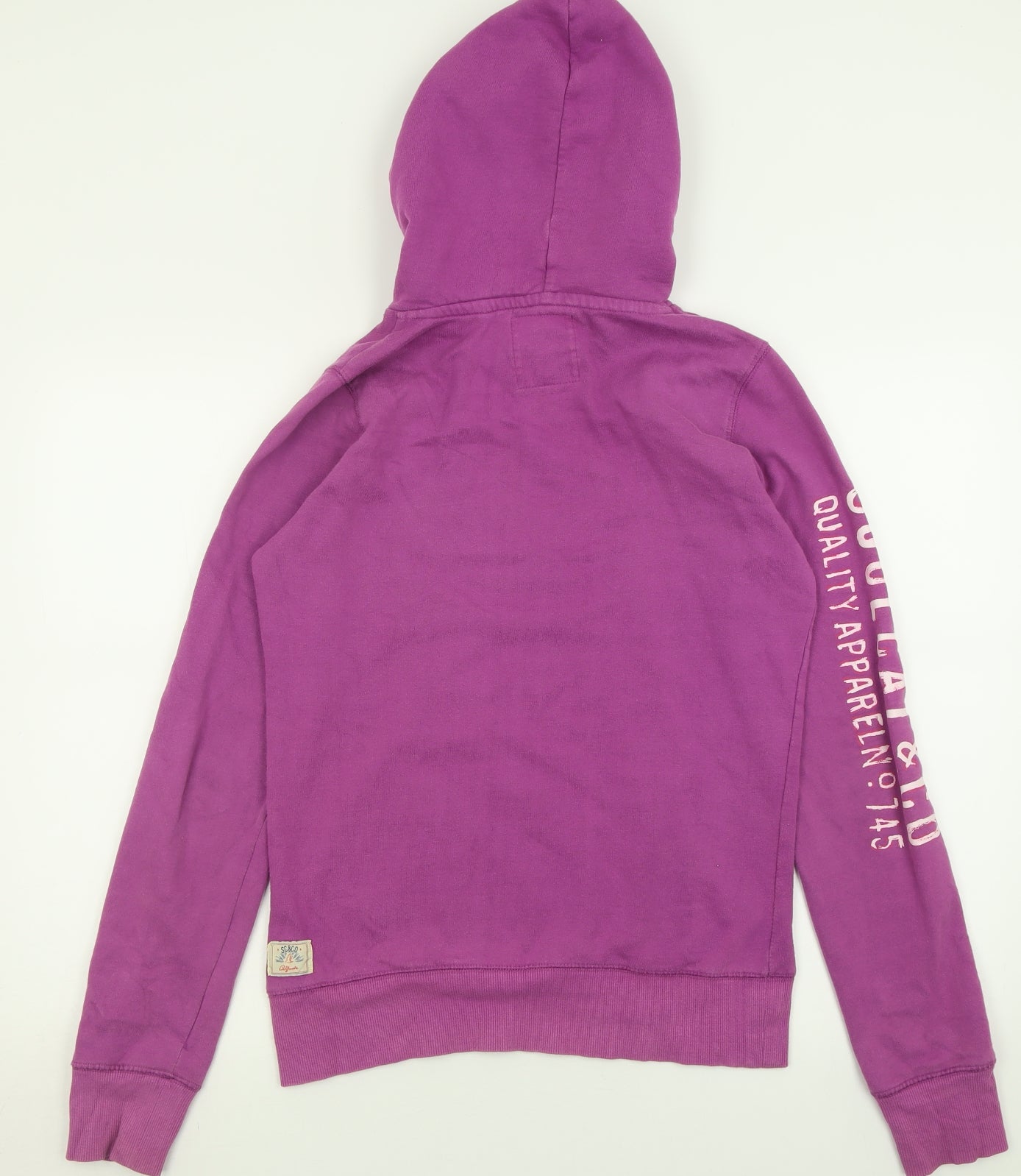 SoulCal&Co Womens Purple  Cotton Pullover Hoodie Size 10  Pullover