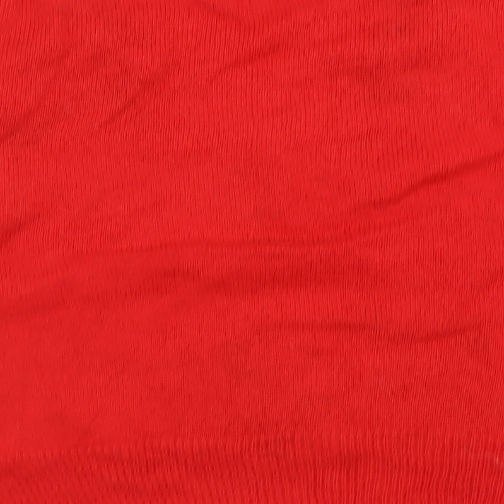 NEXT Womens Red Crew Neck  Acrylic Pullover Jumper Size 16   - Christmas  Jumper