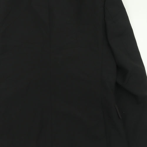 Skopes Mens Black  Polyester Jacket Suit Jacket Size 38