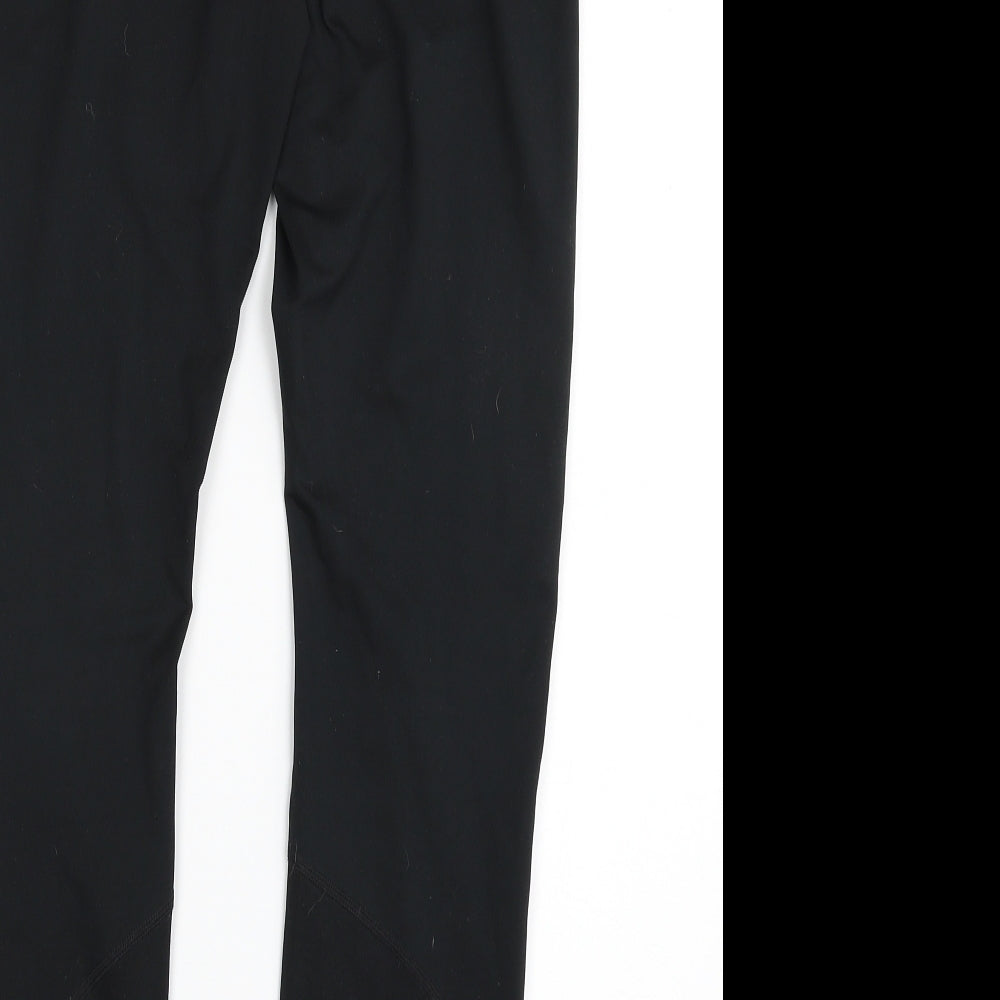 Nike Womens Black  Polyester Compression Leggings Size M L28 in Athletic  - DRI-FIT