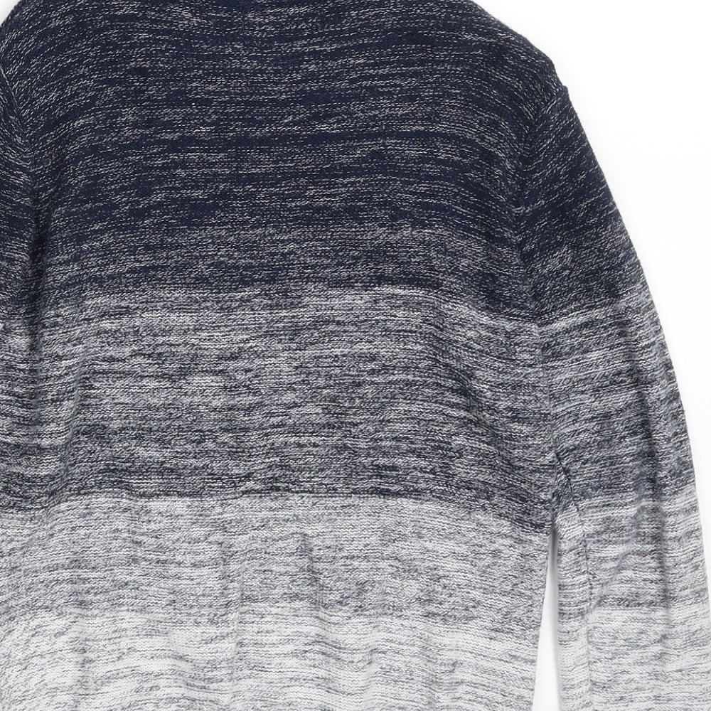 Matalan Boys Blue Crew Neck  100% Cotton Pullover Jumper Size 8 Years  Pullover