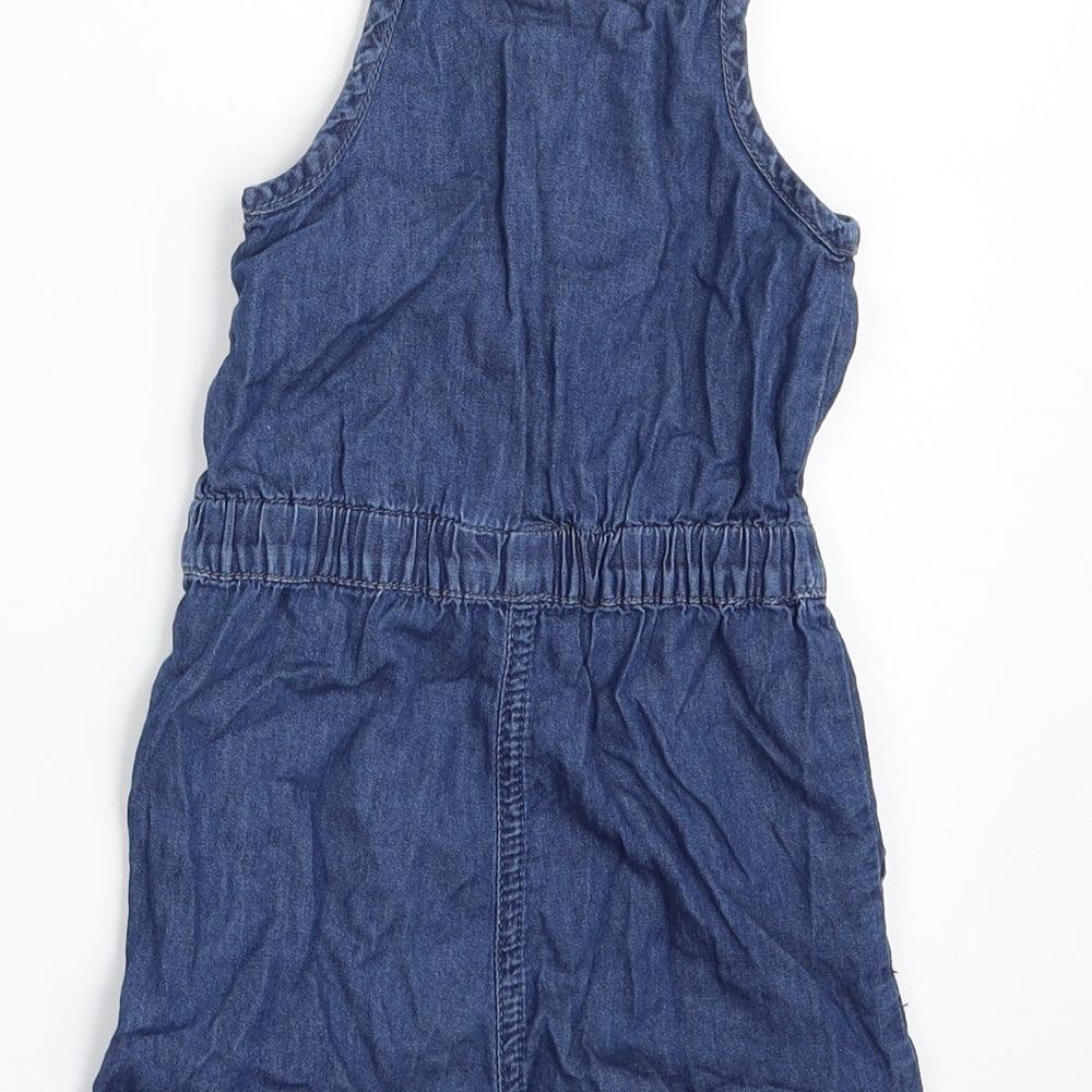 Babyoye Baby Blue  100% Cotton Babygrow One-Piece Size 12-18 Months  Snap