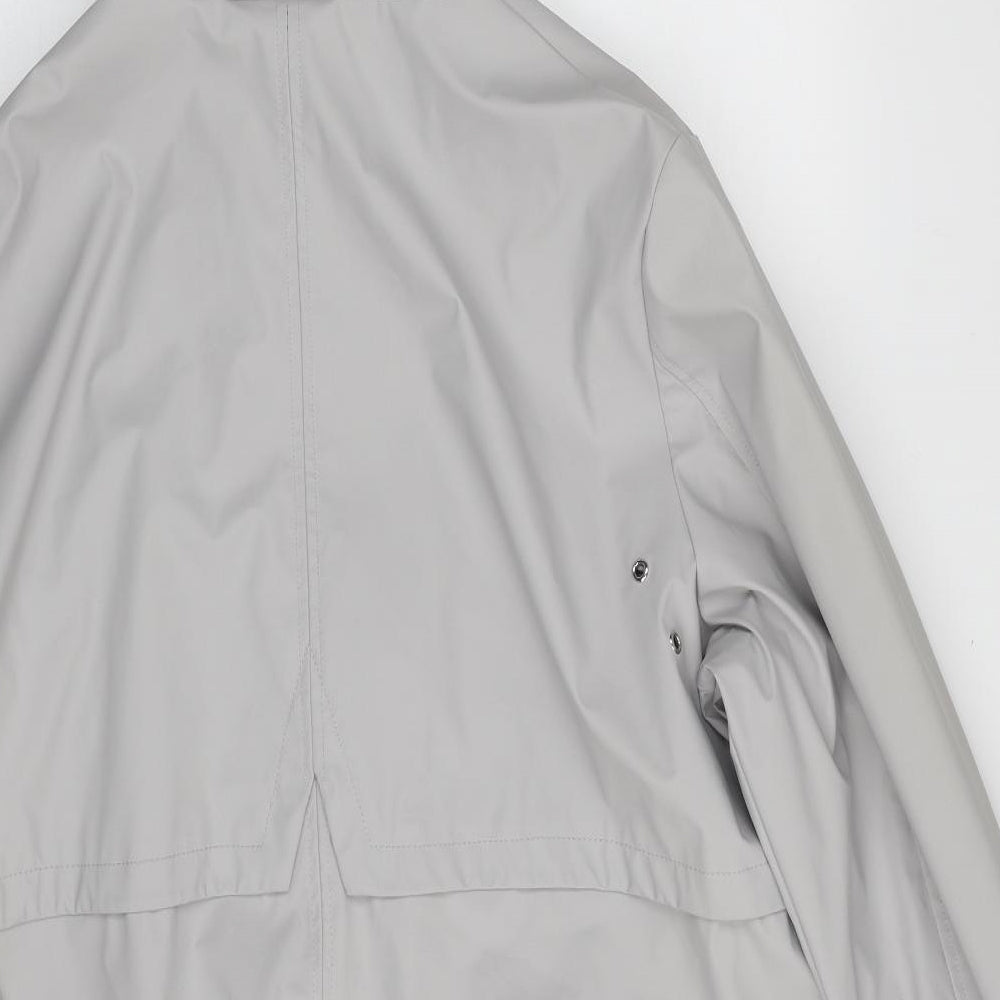 F&F Womens Grey   Rain Coat Coat Size 22  Zip
