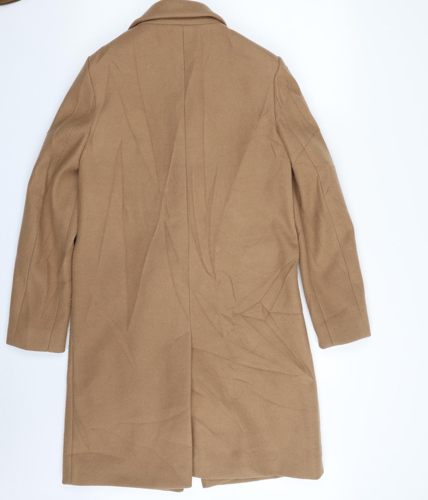 Marks and Spencer Womens Brown   Overcoat Coat Size 8  Button