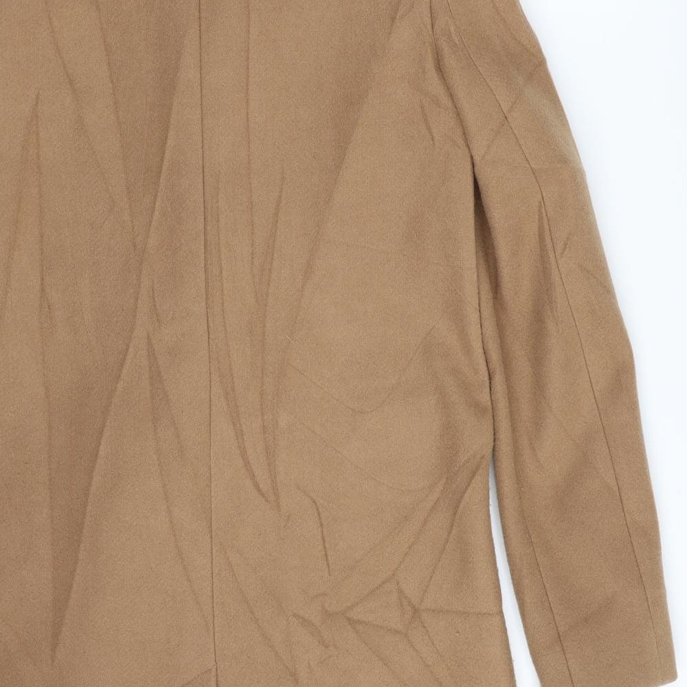 Marks and Spencer Womens Brown   Overcoat Coat Size 8  Button