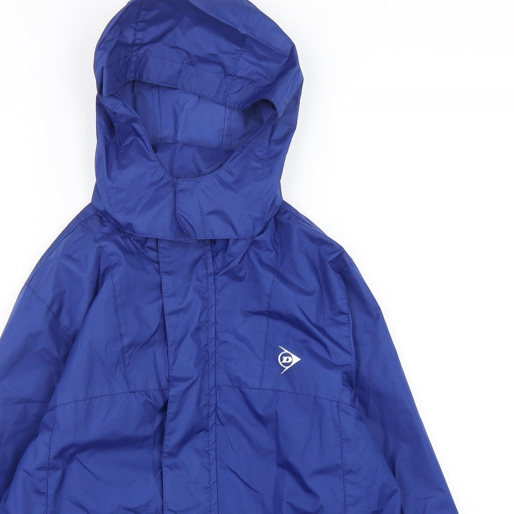 Dunlop Boys Blue   Rain Coat Coat Size 7-8 Years