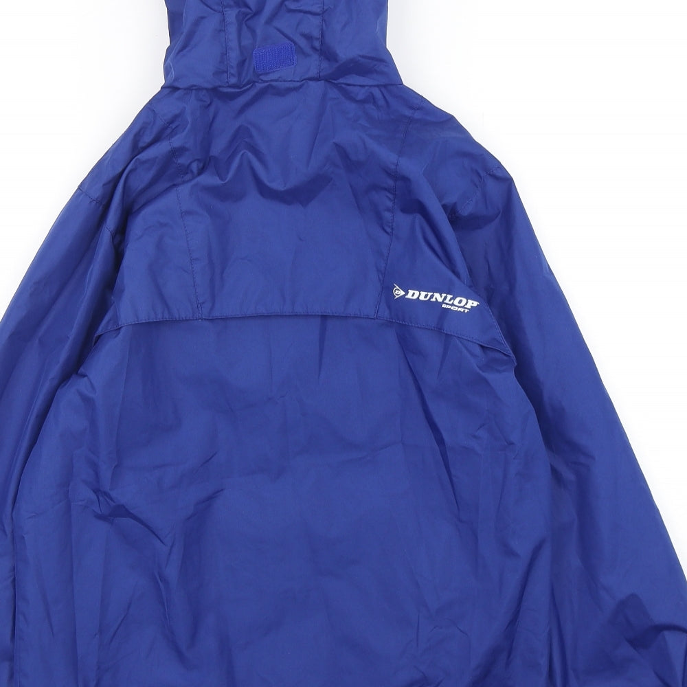 Dunlop Boys Blue   Rain Coat Coat Size 7-8 Years