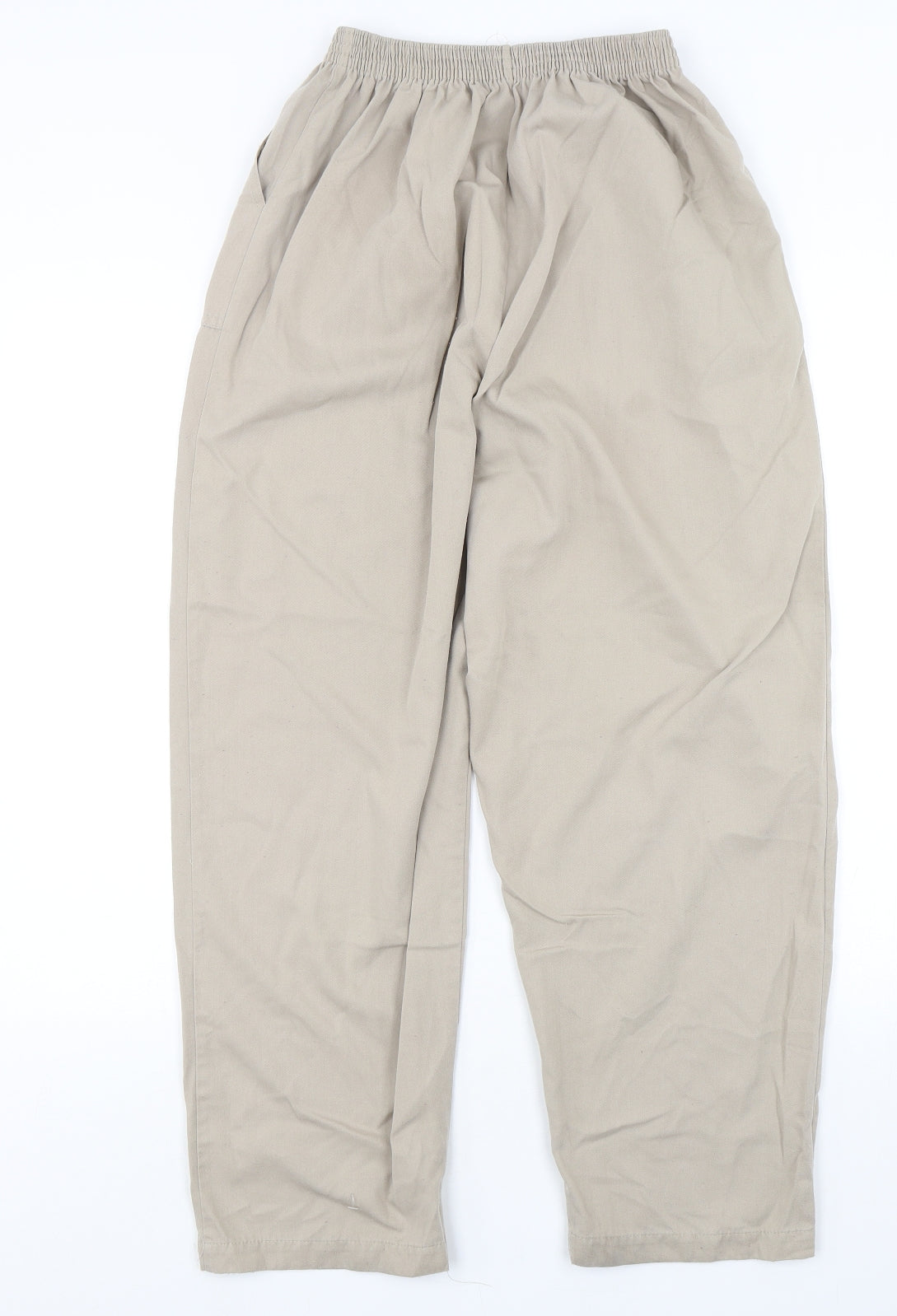 Bonmarché Womens Beige  Polyester Chino Trousers Size 18 L27 in Regular