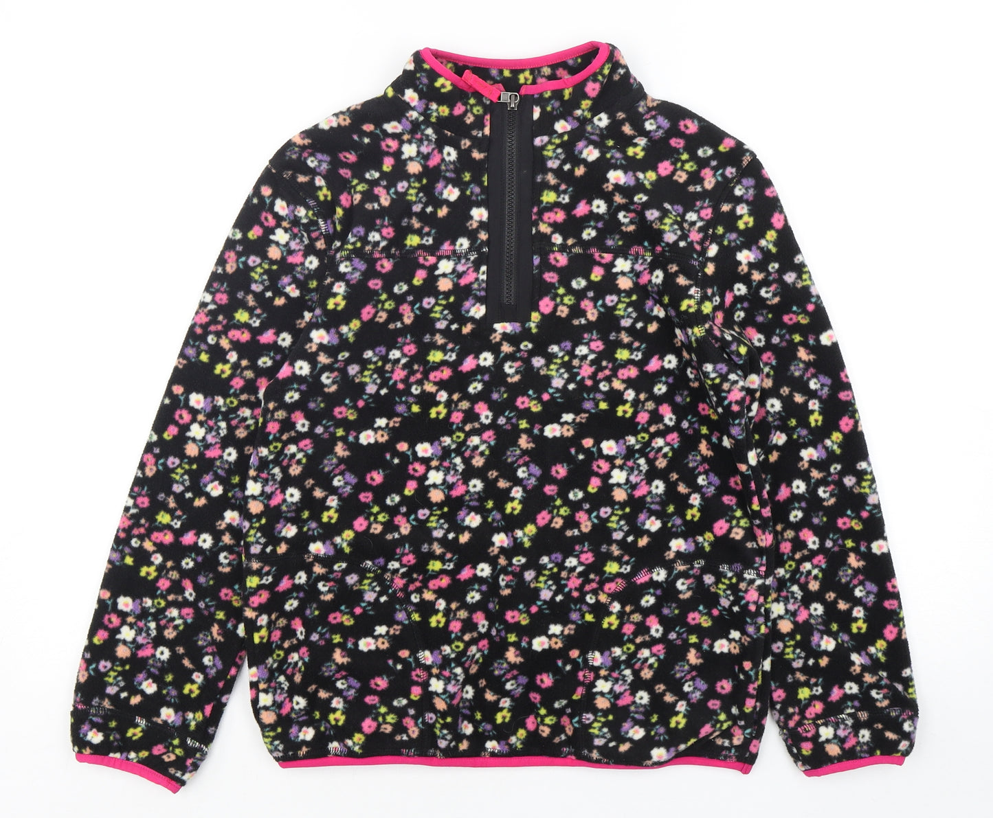 Marks and Spencer Girls Multicoloured Floral Polyester Pullover Sweatshirt Size 12-13 Years
