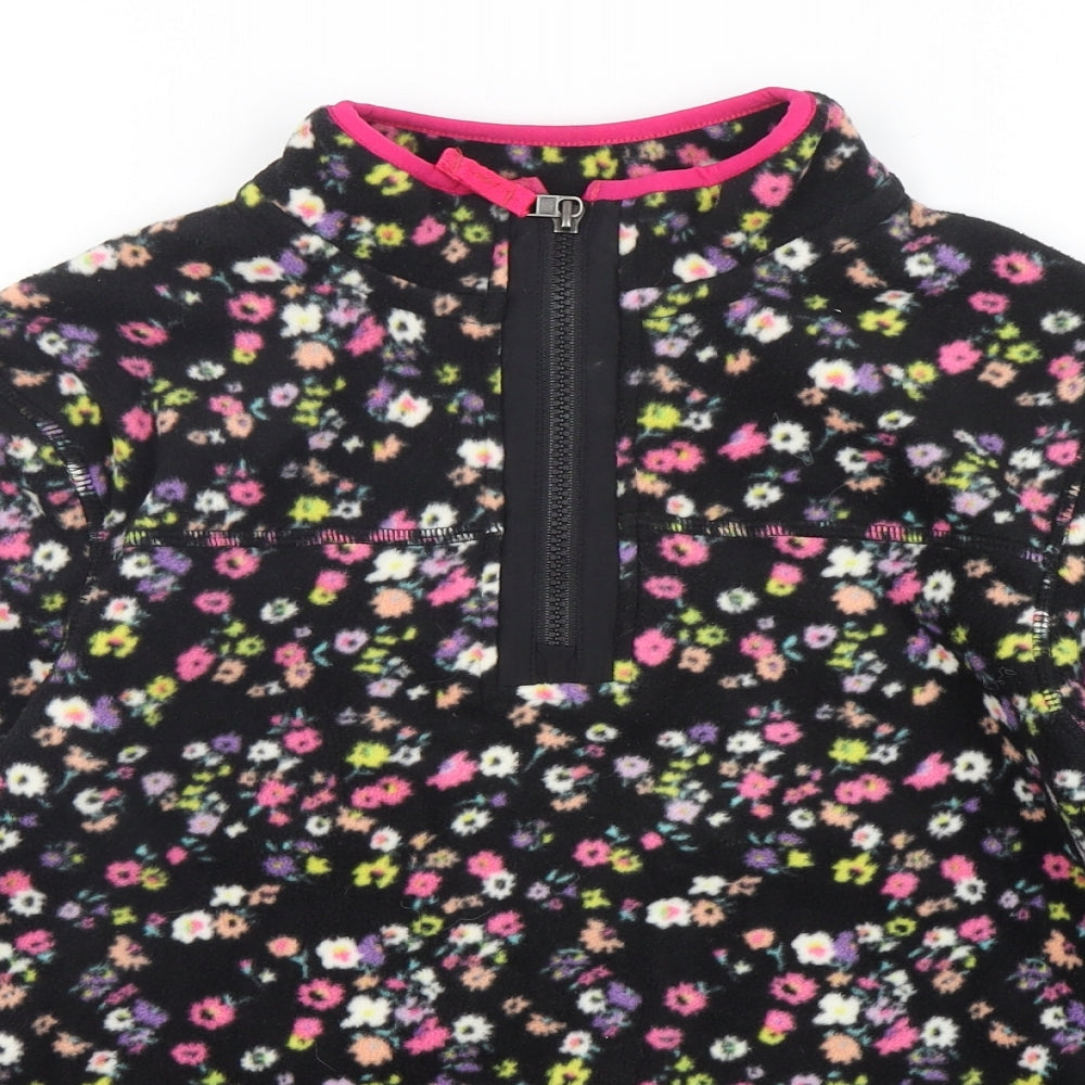 Marks and Spencer Girls Multicoloured Floral Polyester Pullover Sweatshirt Size 12-13 Years
