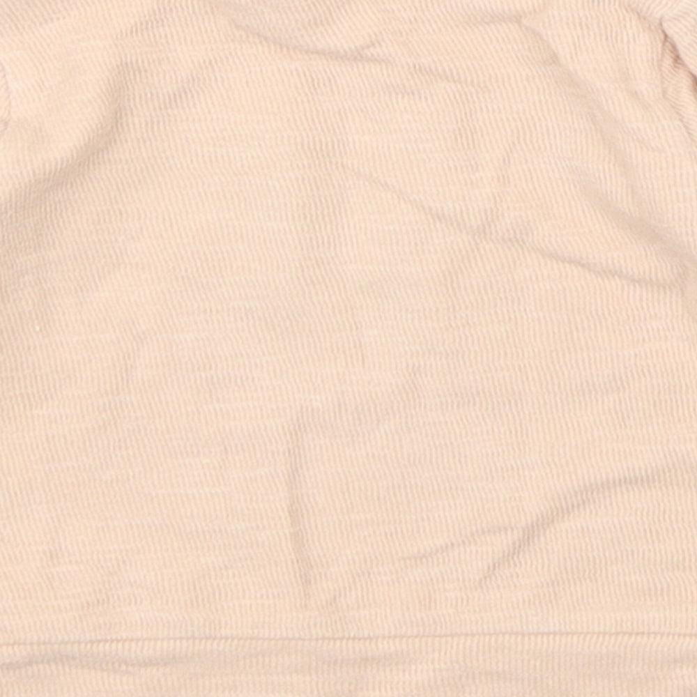 Disney  Baby Beige  Cotton Basic T-Shirt Size 0-3 Months Round Neck Pullover - Lion King
