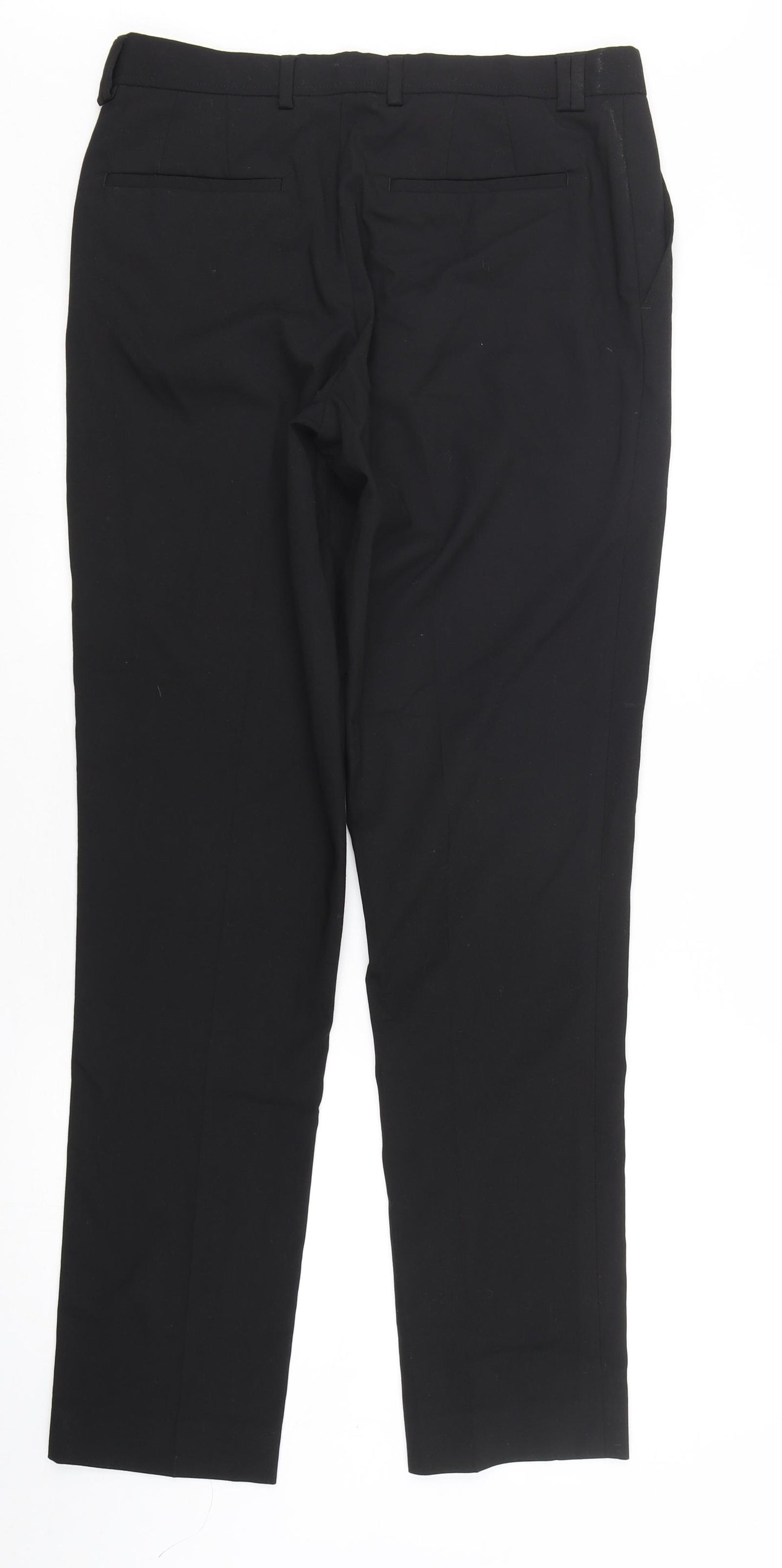 River Island  Mens Black  Polyester Trousers  Size 32 L34 in Regular