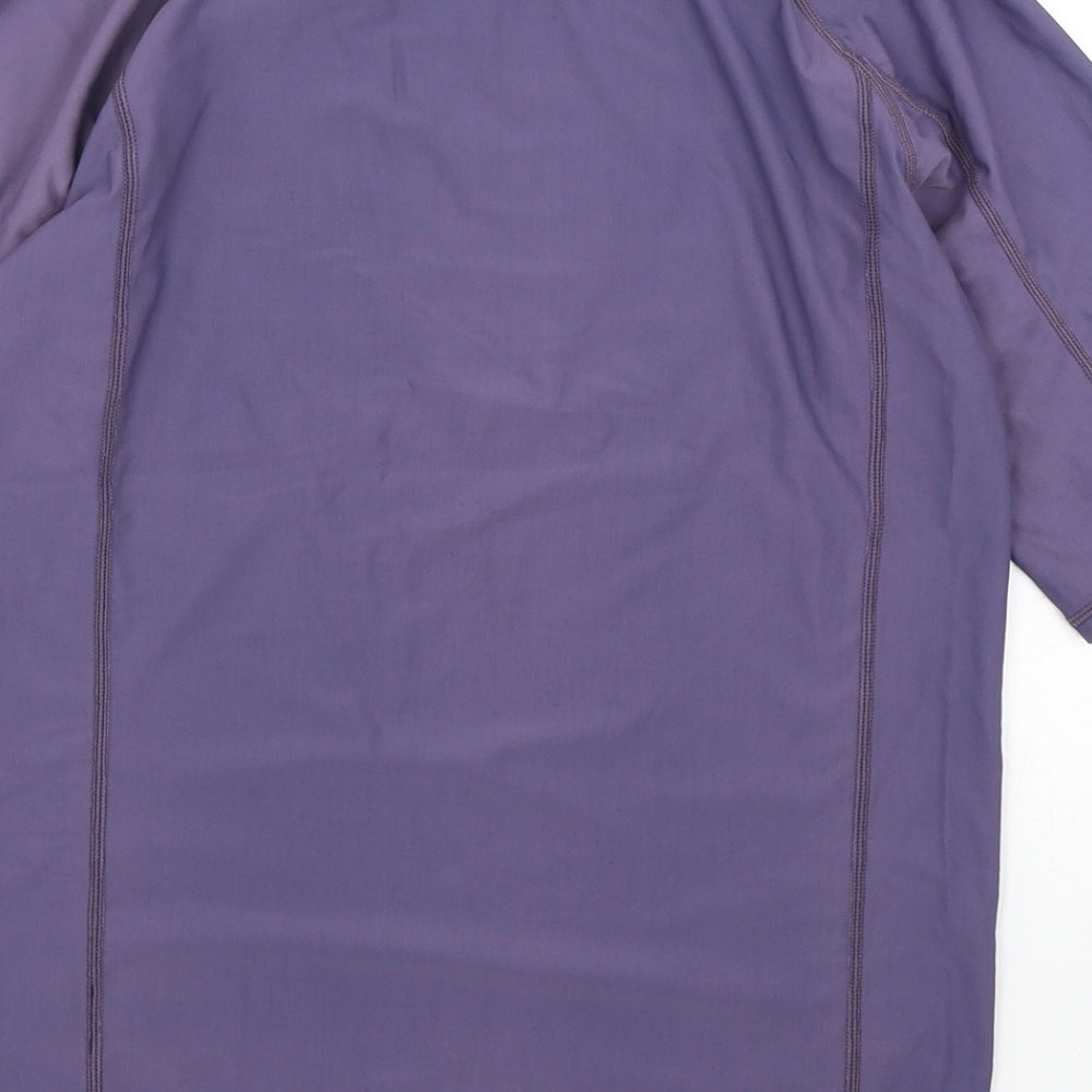 Animal Boys Purple  Polyamide Basic T-Shirt Size 15-16 Years Mock Neck