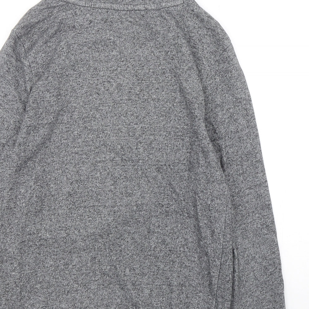Rebel Boys Grey  Cotton Pullover Sweatshirt Size 12-13 Years   - Brooklyn