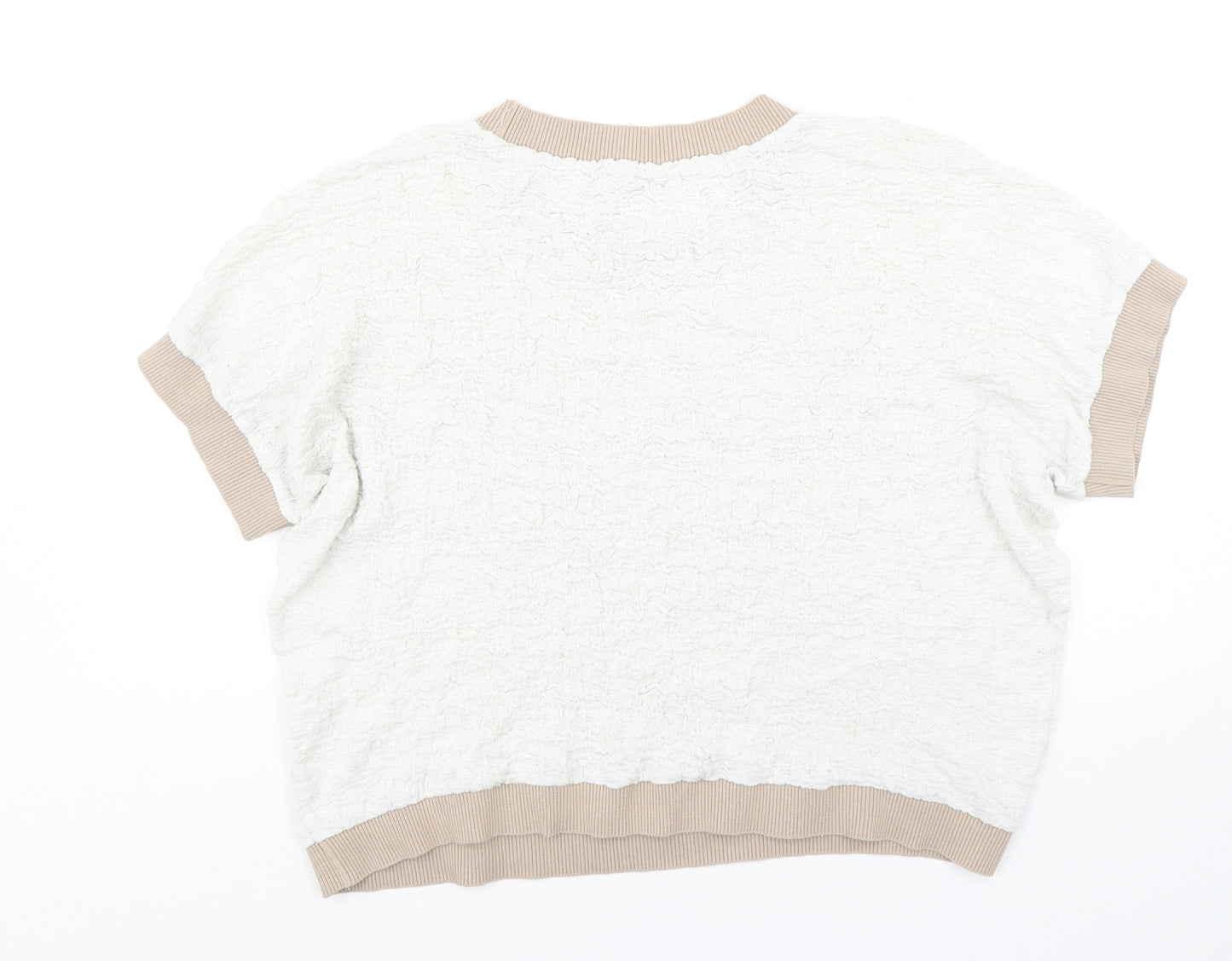 Gallery Womens Multicoloured Round Neck  Cotton Pullover Jumper Size L