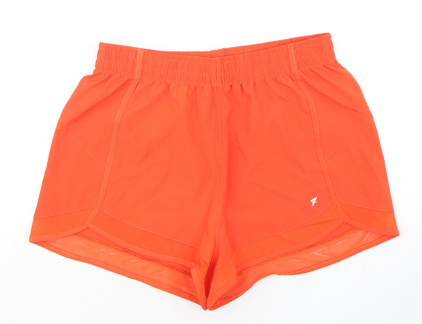 Primark Womens Orange  Polyester Athletic Shorts Size 12 L3 in Regular