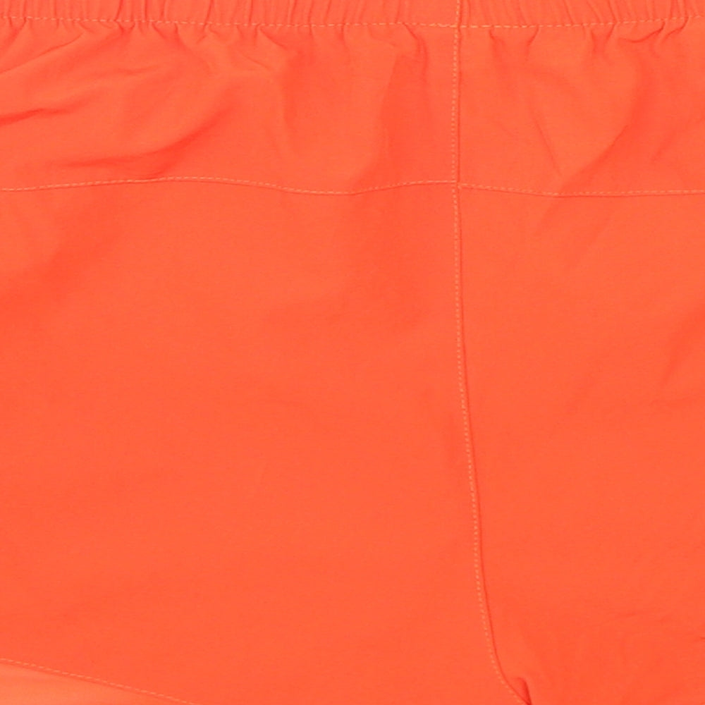 Primark Womens Orange  Polyester Athletic Shorts Size 12 L3 in Regular