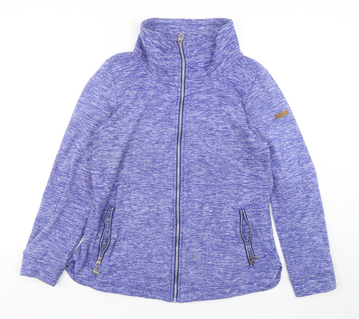 Regatta Womens Blue  Polyester Full Zip Sweatshirt Size 14