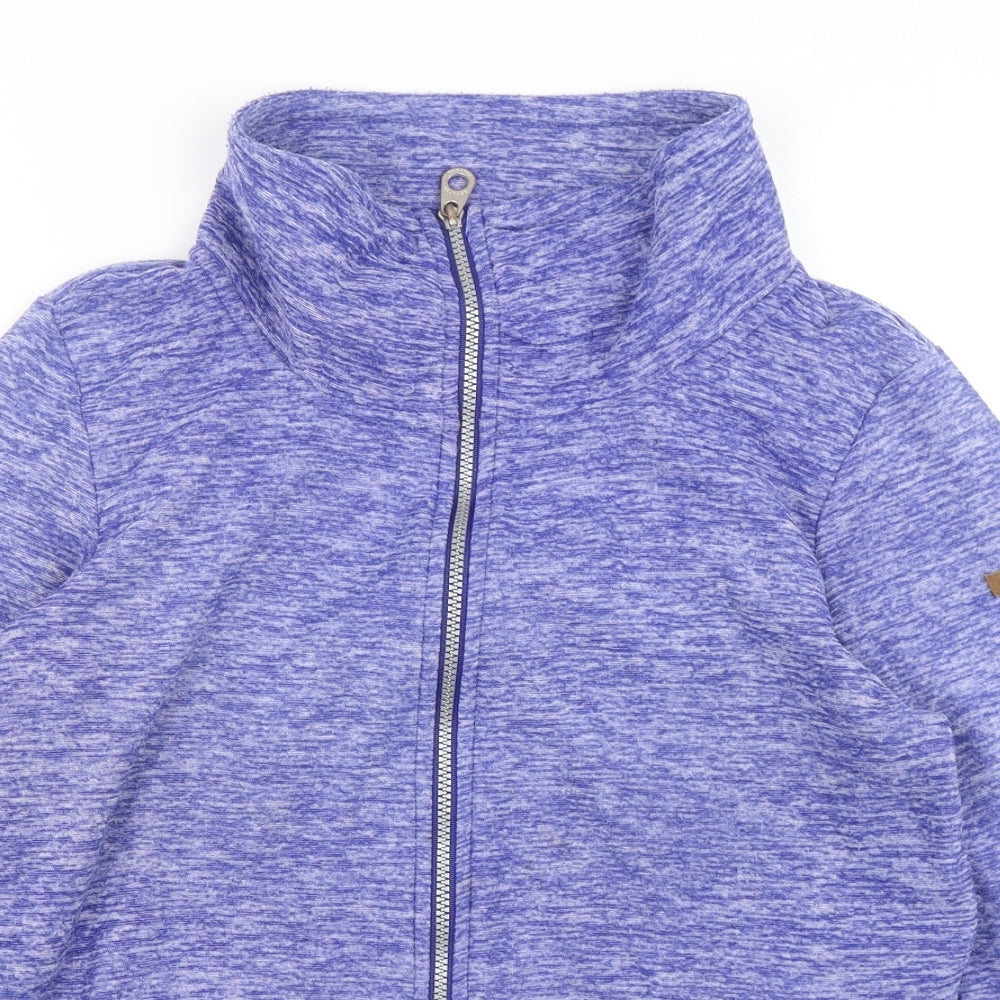 Regatta Womens Blue  Polyester Full Zip Sweatshirt Size 14