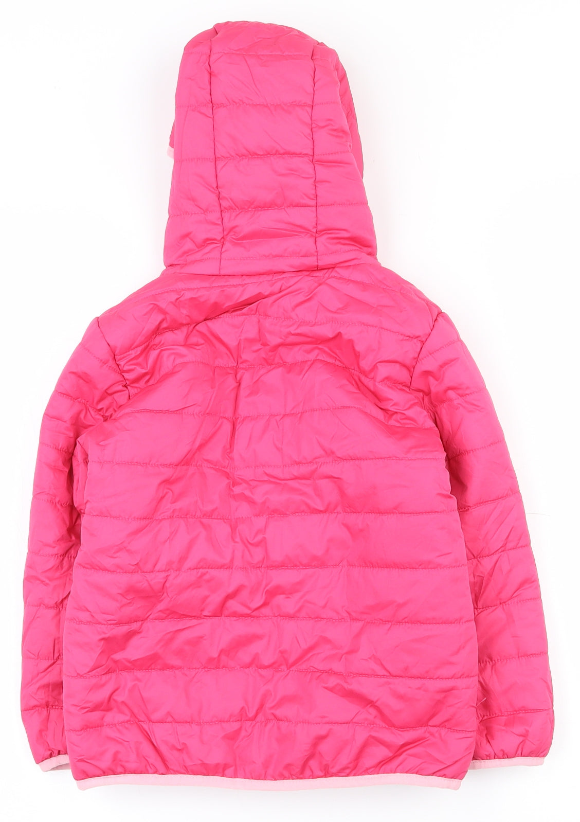 E-vie Girls Pink   Puffer Jacket Coat Size 5-6 Years  Zip