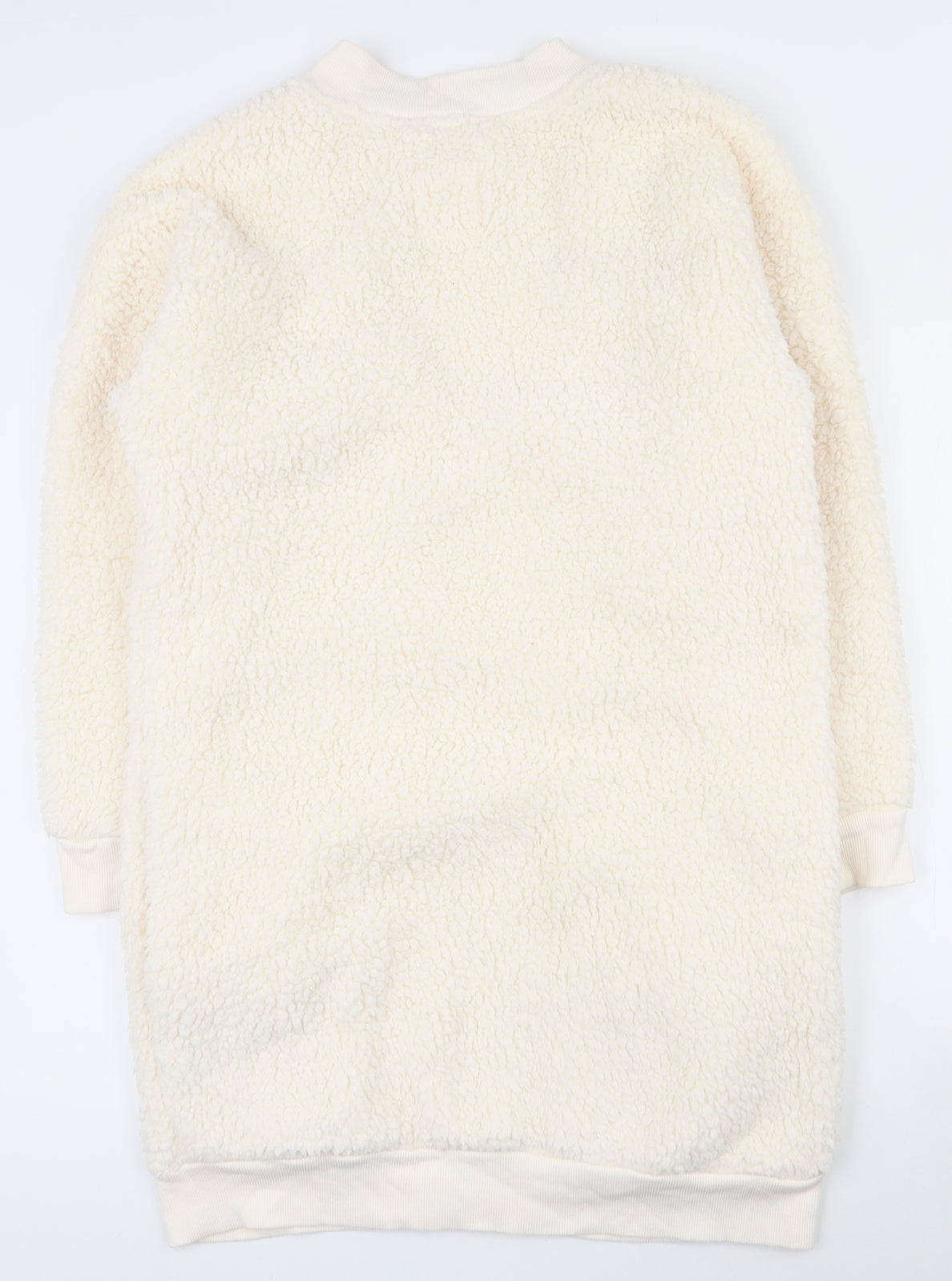 Marks and Spencer Womens Ivory  Polyester Top Robe Size S   - lounge wear, open