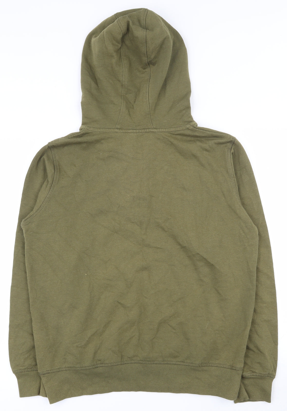 bonprix Womens Green  Cotton Pullover Hoodie Size M  Pullover