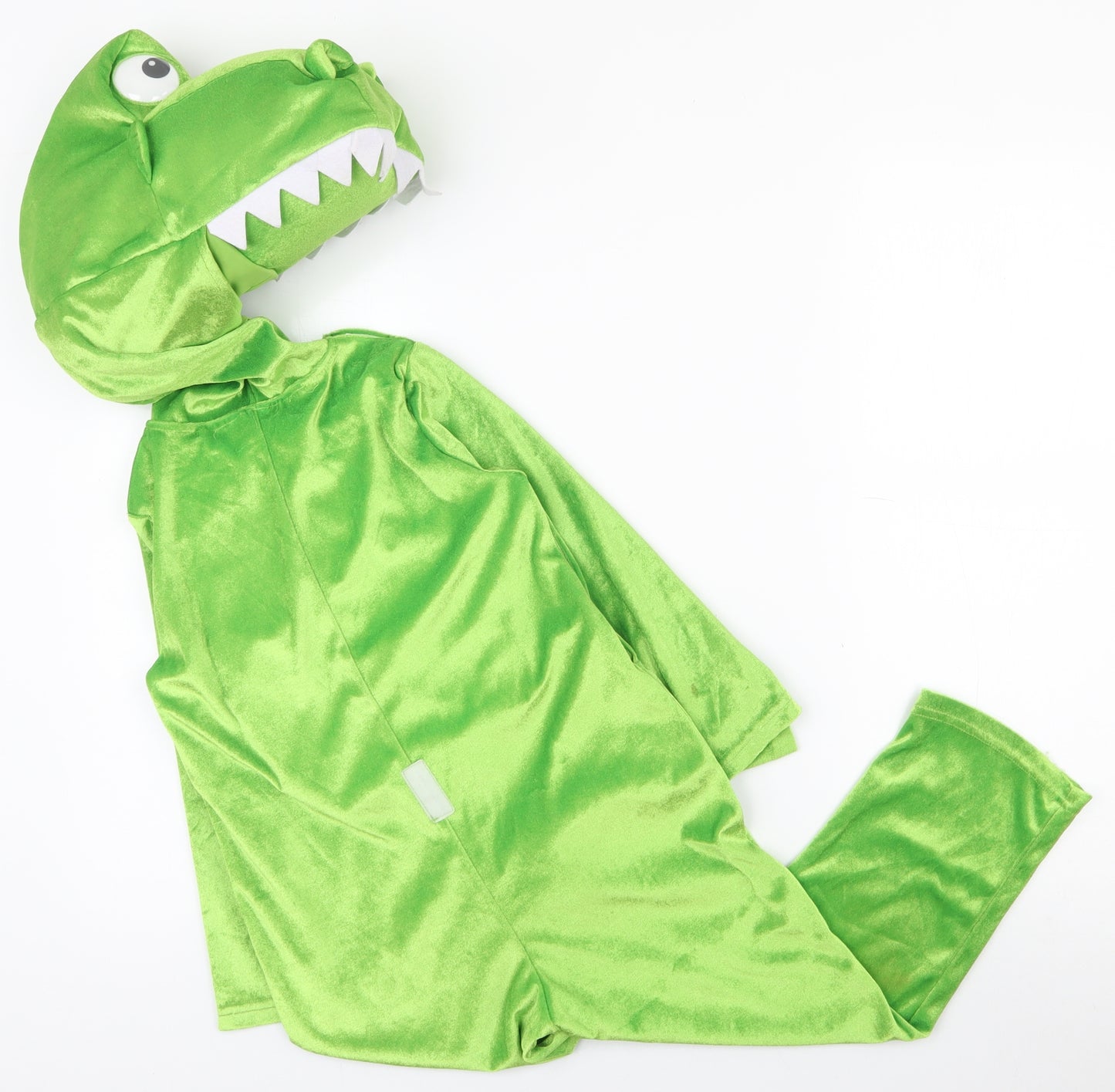 George Boys Green  100% Polyester  One Piece Size 5-6 Years  Hook & Eye - Toy Story Rex fancy dress costume