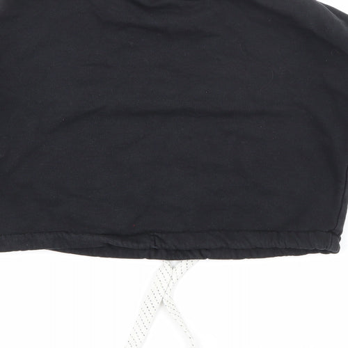Marks and Spencer Girls Black  Cotton Pullover Sweatshirt Size 7-8 Years