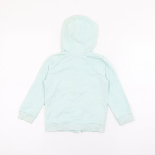 Geoger Girls Blue  Cotton Full Zip Hoodie Size 2-3 Years  Zip