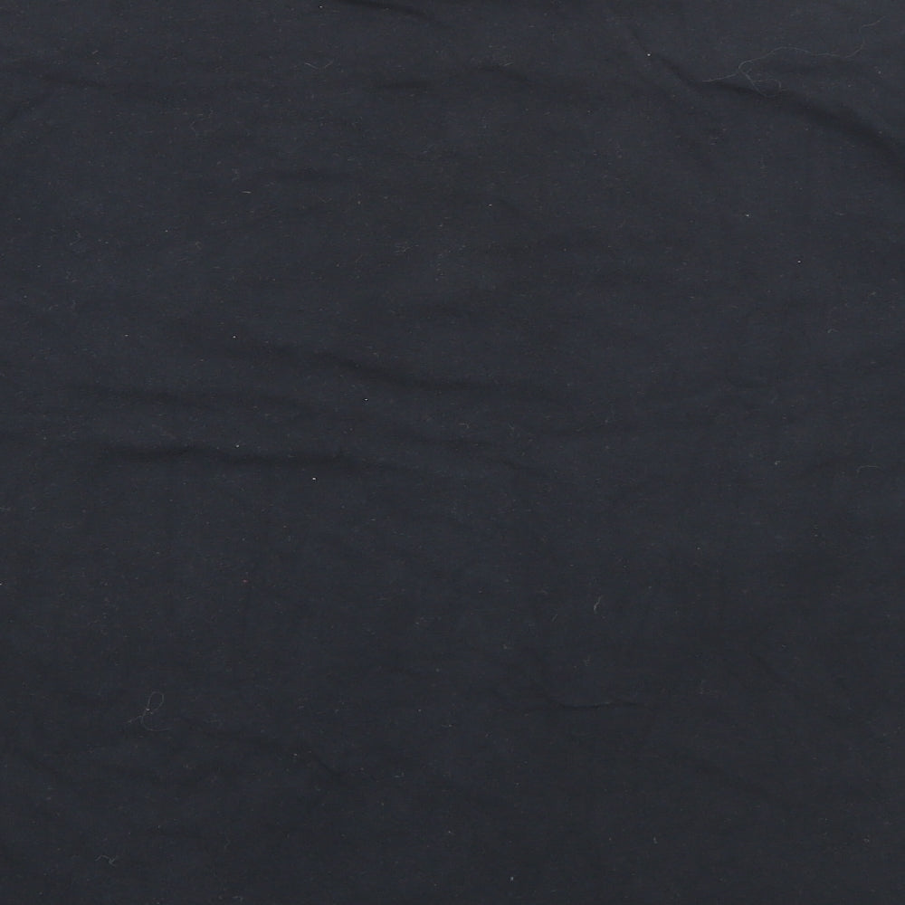 Canterbury Boys Black  Cotton Pullover T-Shirt Size 12 Years Crew Neck
