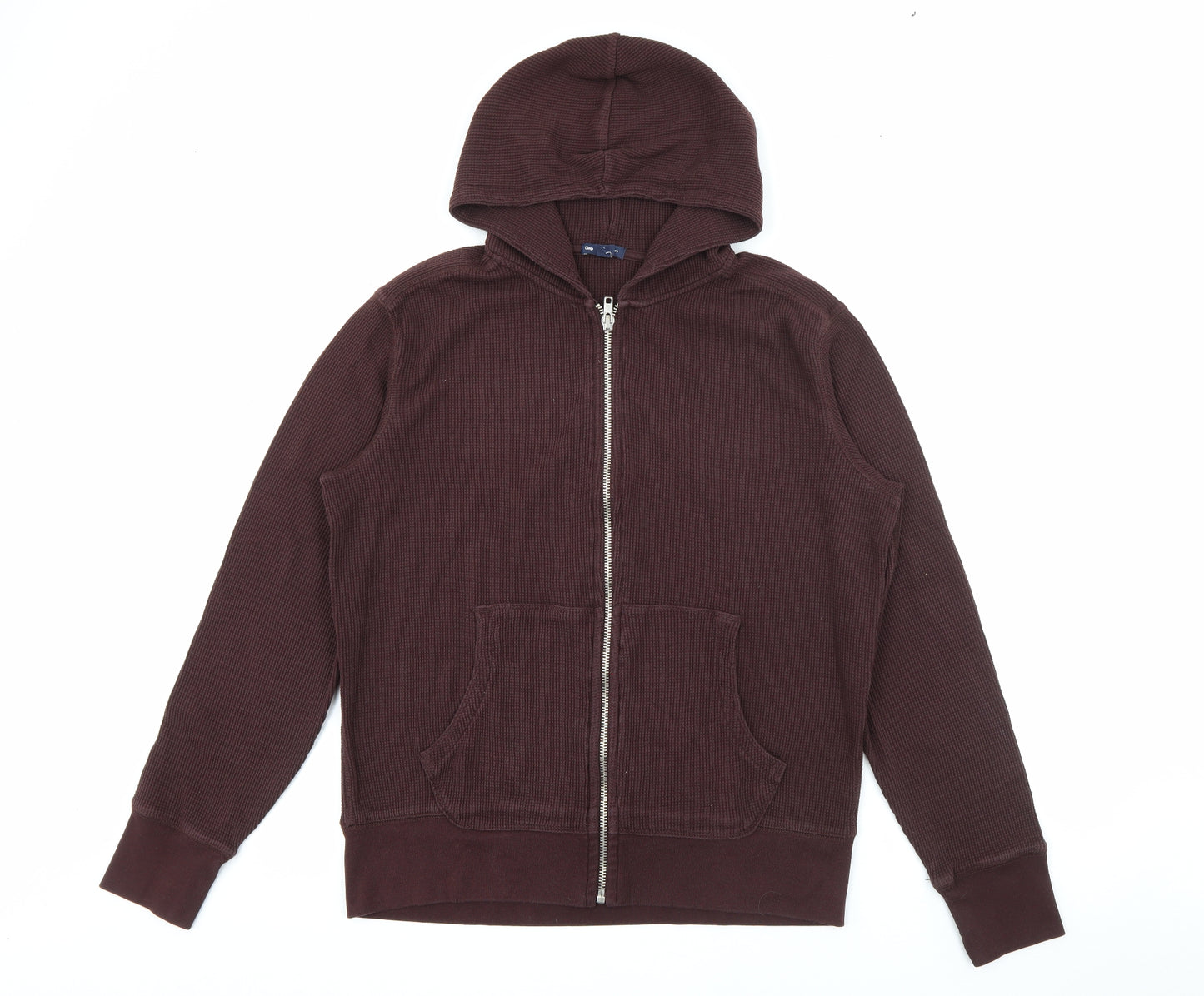 Gap Mens Red  Cotton Full Zip Hoodie Size M