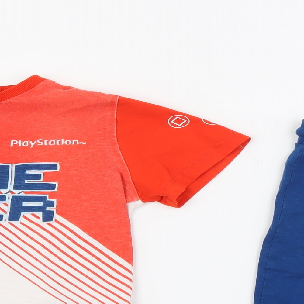 NEXT Boys Multicoloured  Cotton  Pyjama Set Size 8 Years   - Playstation