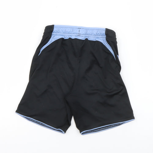 Hummel Boys Black  Polyester Sweat Shorts Size 5-6 Years  Regular