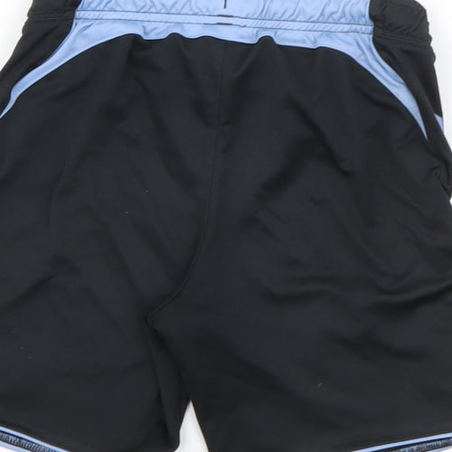 Hummel Boys Black  Polyester Sweat Shorts Size 5-6 Years  Regular
