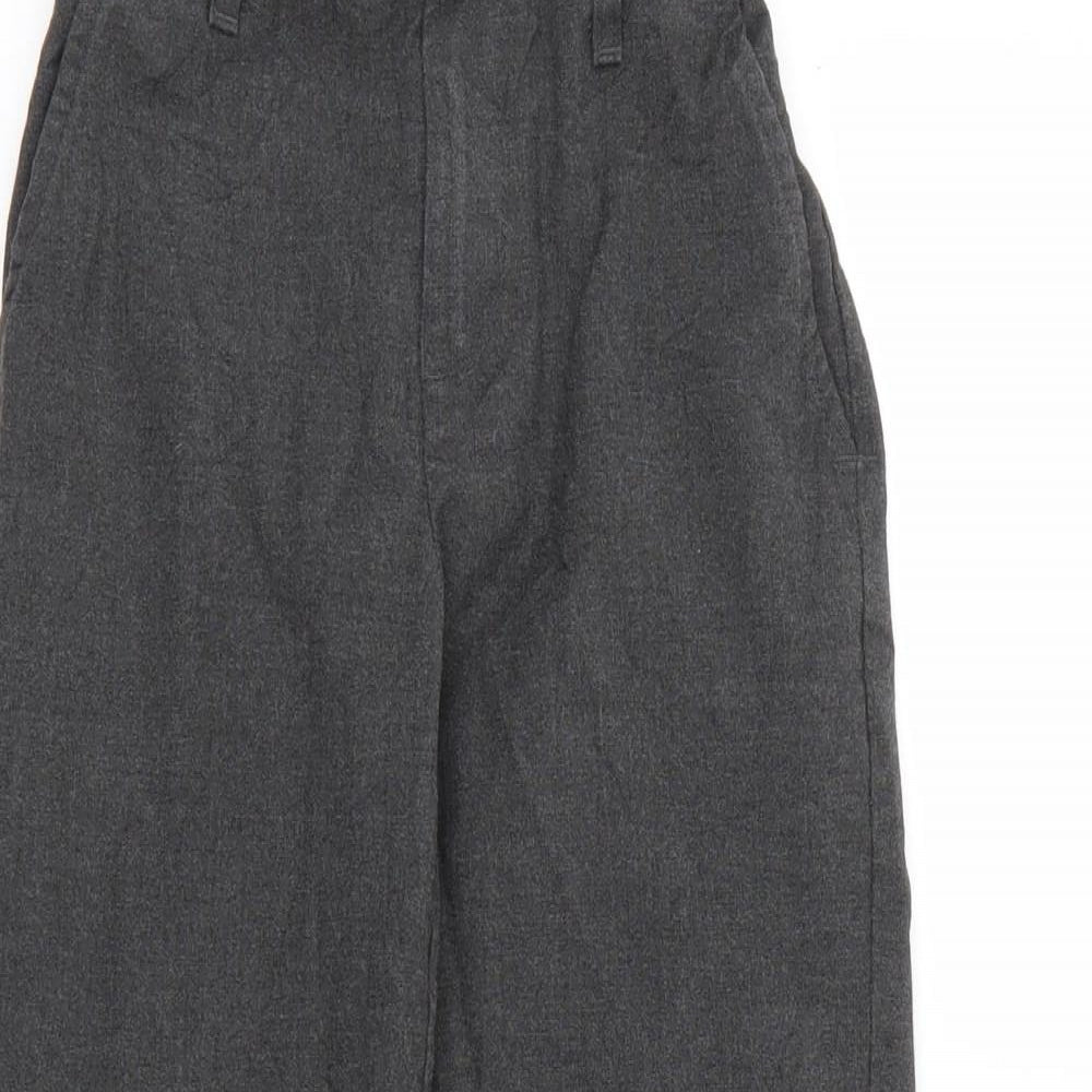 TU Boys Grey  Polyester Dress Pants Trousers Size 6 Years  Regular