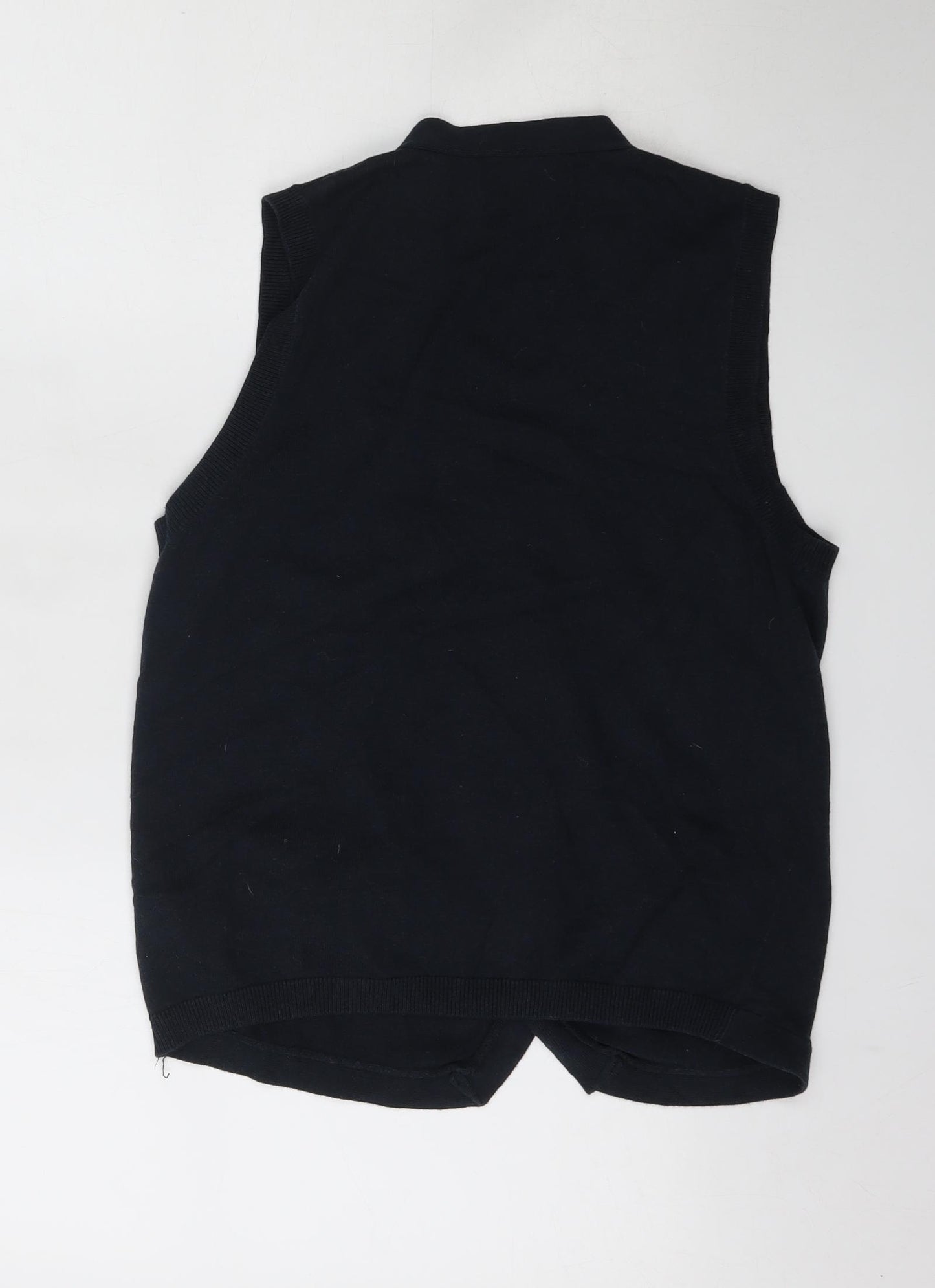 NEXT Mens Blue V-Neck  Cotton Vest Jumper Size S