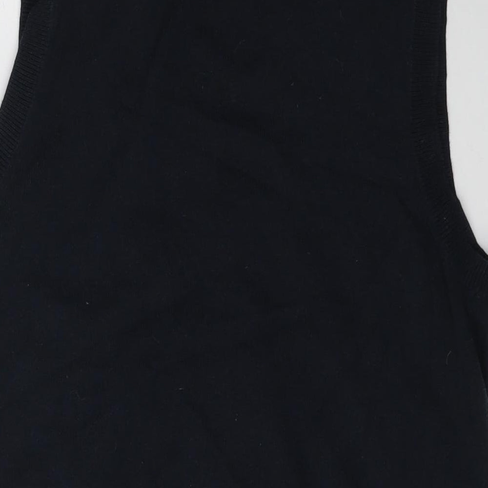 NEXT Mens Blue V-Neck  Cotton Vest Jumper Size S