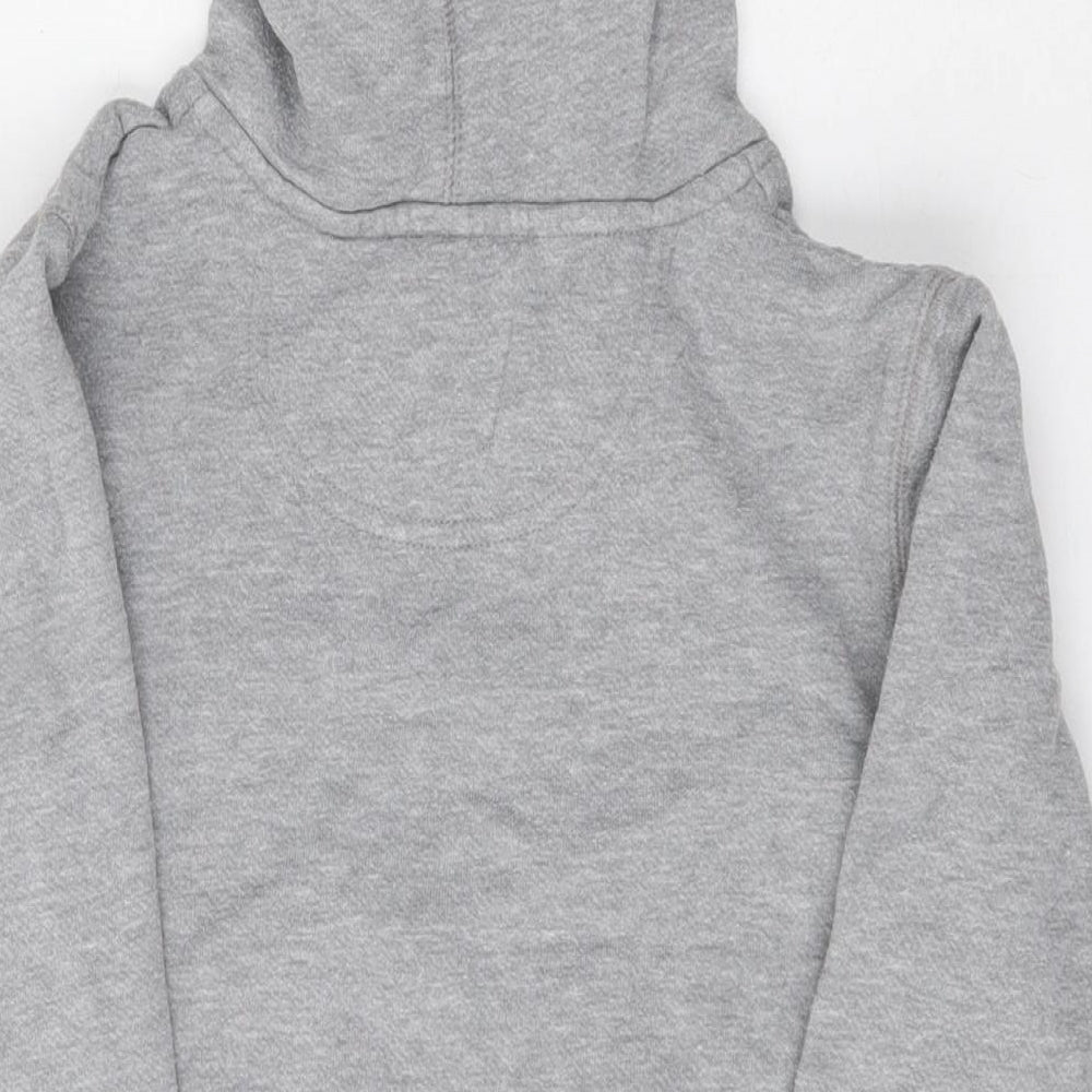 Converse Boys Grey  Cotton Pullover Hoodie Size 10 Years