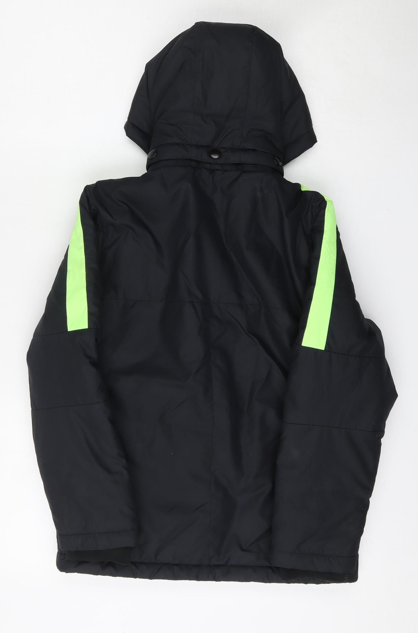 Manchester City FC Boys Black   Puffer Jacket Coat Size 8 Years  Zip - Storm Fit Nike