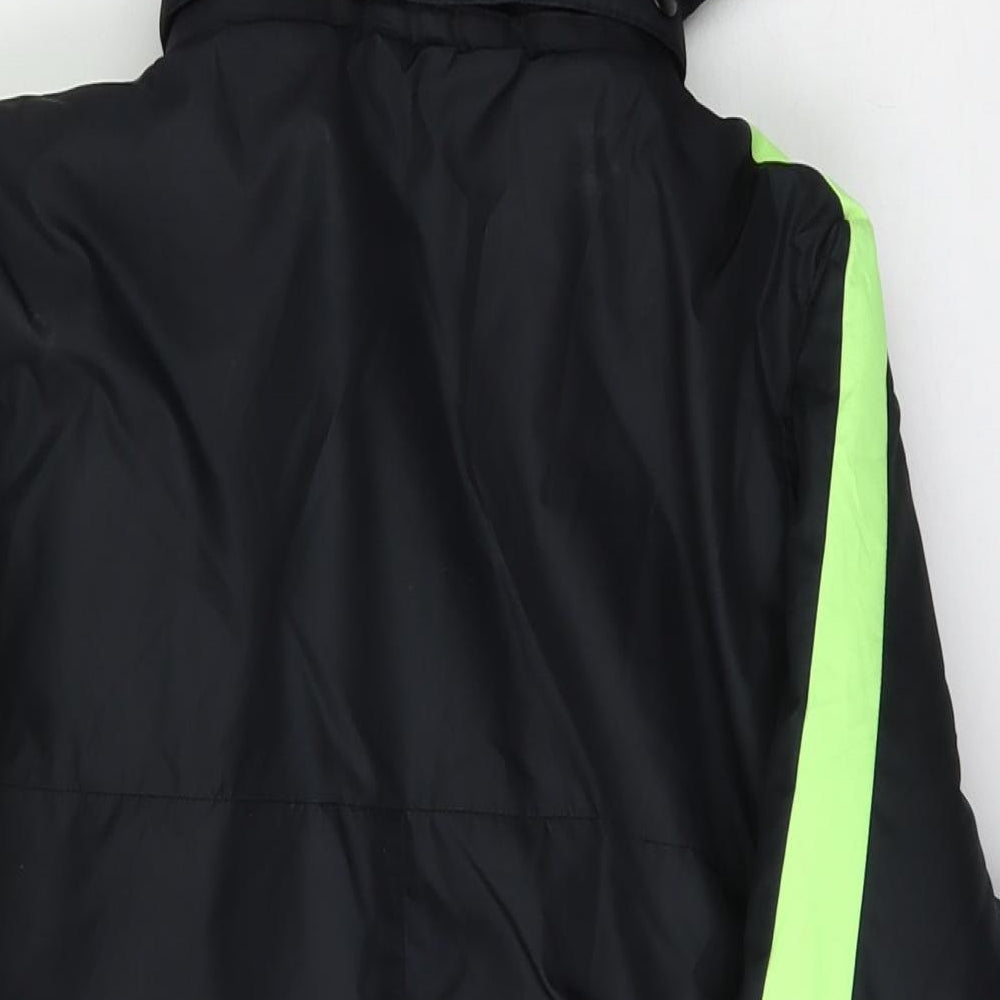 Manchester City FC Boys Black   Puffer Jacket Coat Size 8 Years  Zip - Storm Fit Nike
