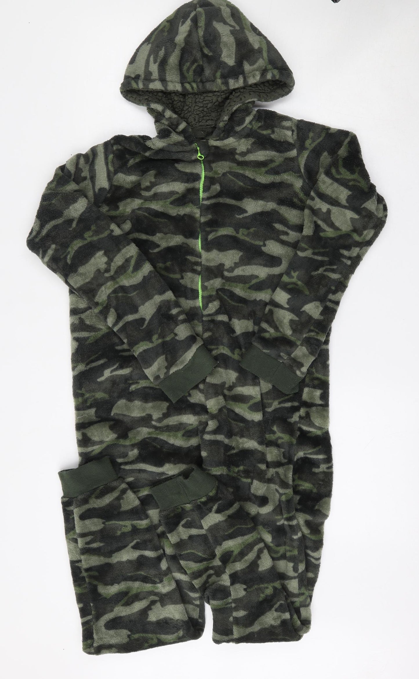 Primark Boys Multicoloured Camouflage Polyester  One Piece Size 12 Years  Zip