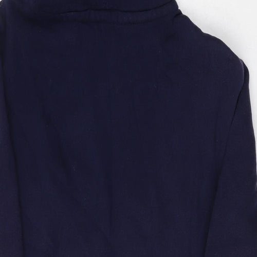 Ralph Lauren Mens Blue  Cotton Full Zip Hoodie Size M