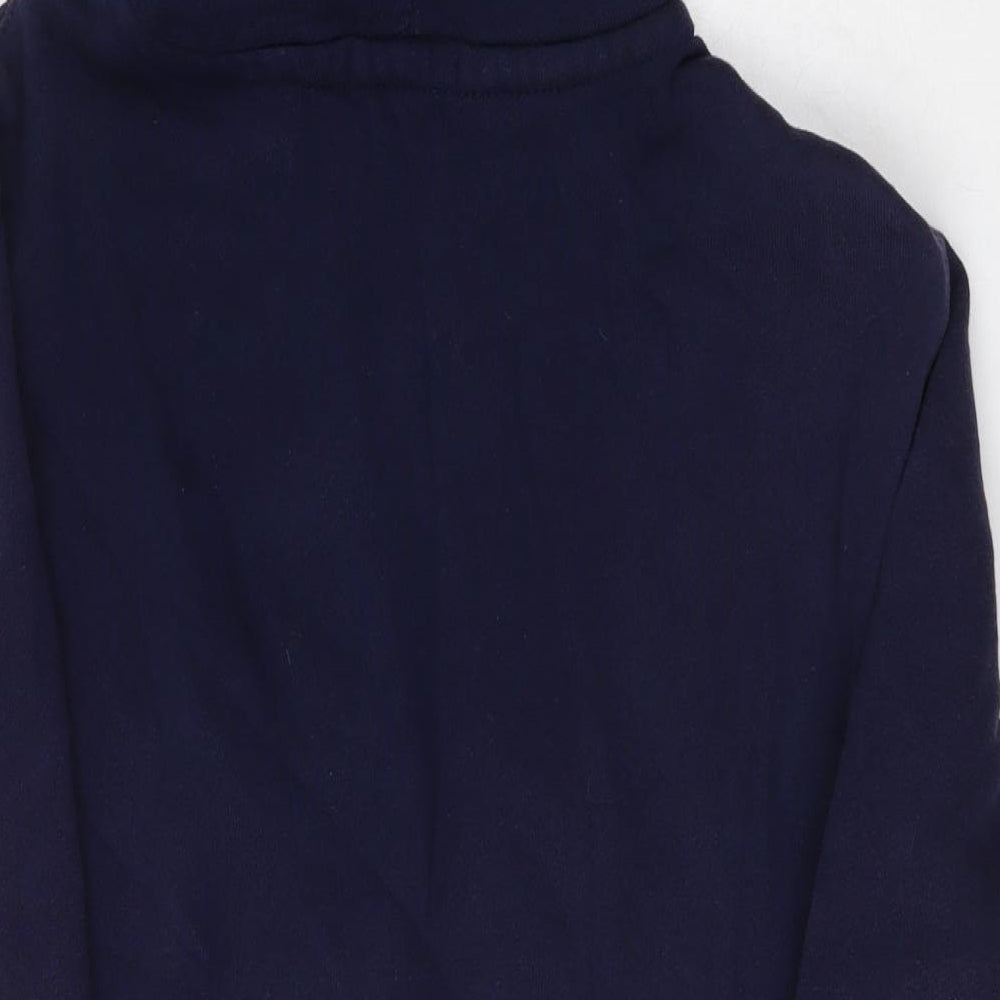 Ralph Lauren Mens Blue  Cotton Full Zip Hoodie Size M