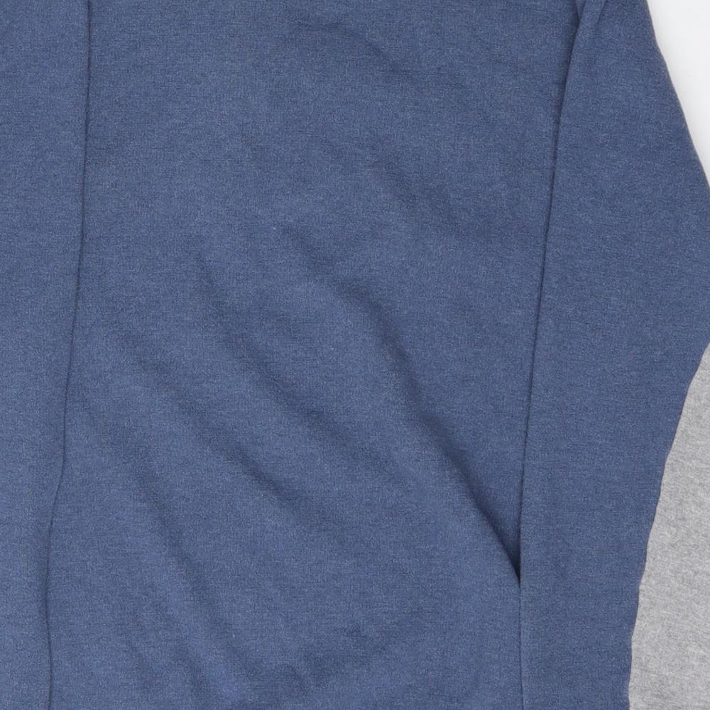 Renato Balestra Womens Blue Round Neck Fair Isle Polyester Pullover Jumper Size M