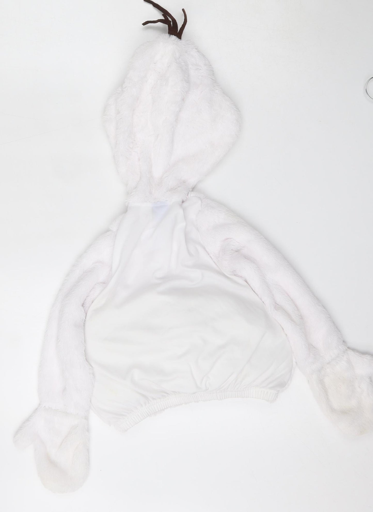 TU Girls White Solid Polyester Top Pyjama Set Size 3 Years   - Olaf Frozen