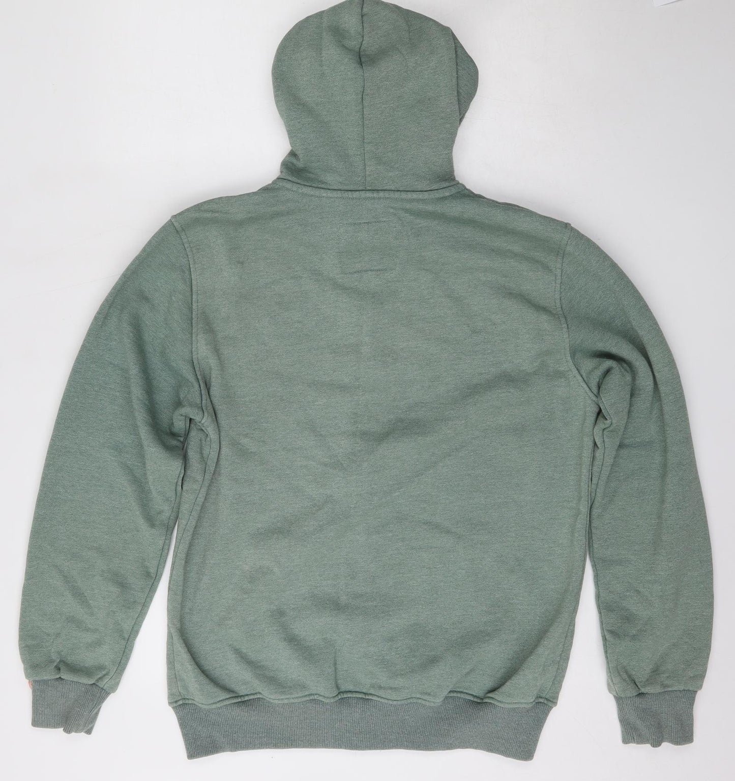 Superdry Mens Green  Cotton Full Zip Hoodie Size L