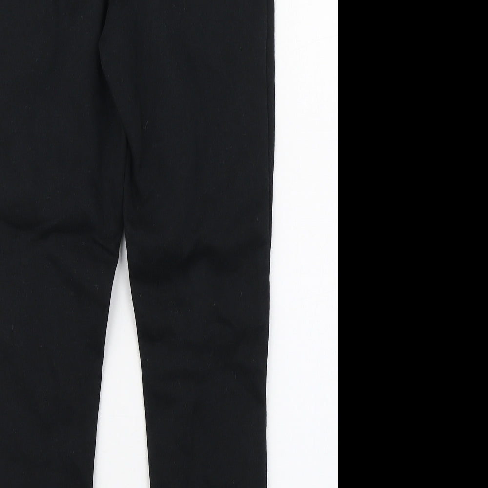 Dunnes Stores Boys Black  Cotton Jogger Trousers Size 7 Years  Regular