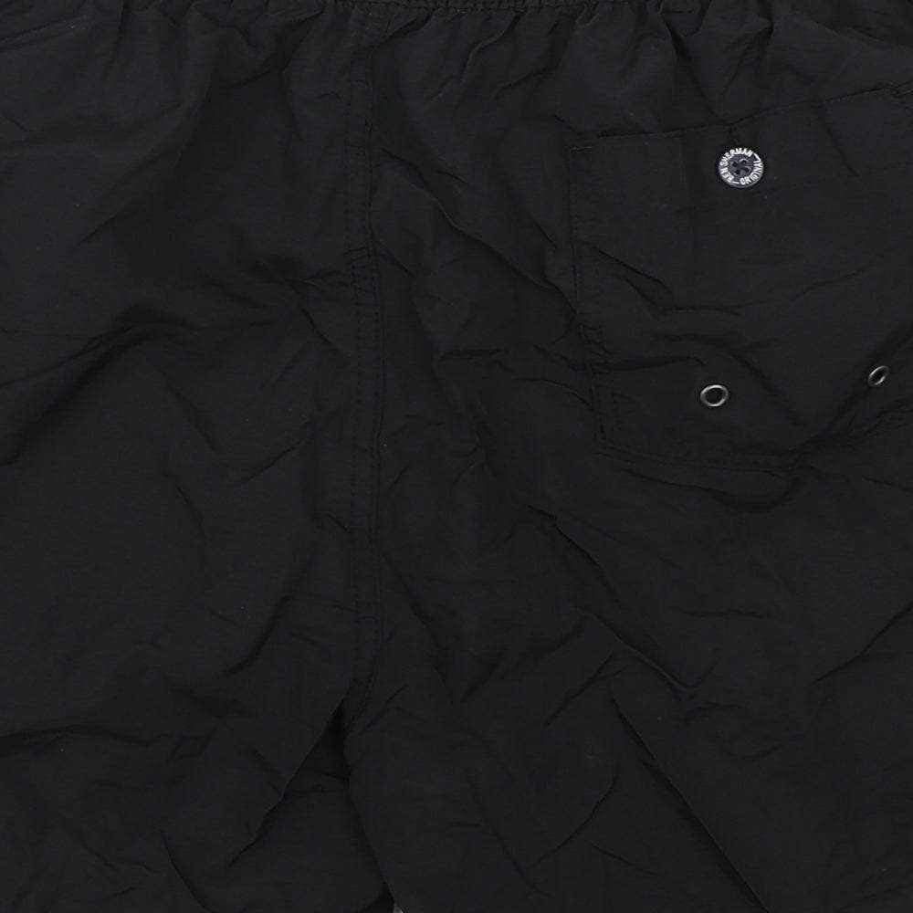 Ben Sherman Mens Black  Polyamide Athletic Shorts Size M L6 in Regular  - Swim trunks