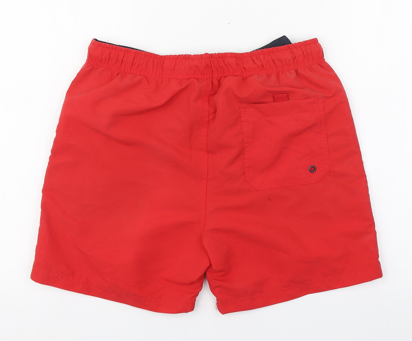 Primark Mens Red  Polyester Athletic Shorts Size S  Regular  - Swim Trunks
