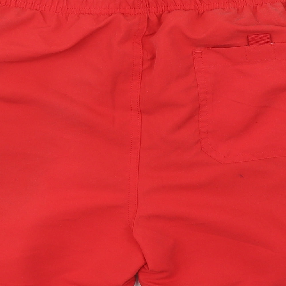 Primark Mens Red  Polyester Athletic Shorts Size S  Regular  - Swim Trunks
